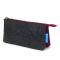 Itoya Midtown Pouch 5 x 9 Charcoal & Maroon