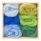 Wool Roving 6 Forest & Sky Color Pack