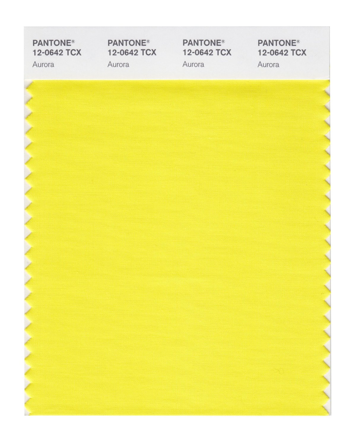 Pantone Cotton Swatch 12-0642 Aurora