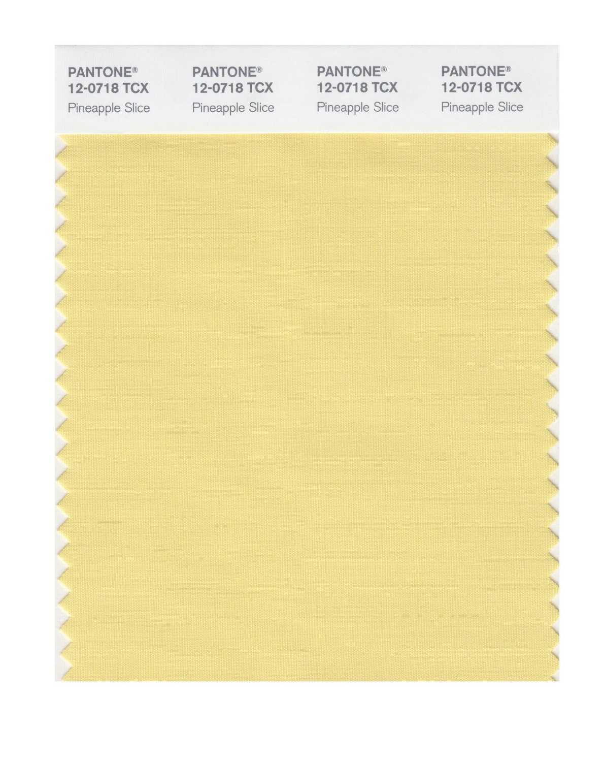 Pantone Cotton Swatch 12-0718 Pineapple Slice