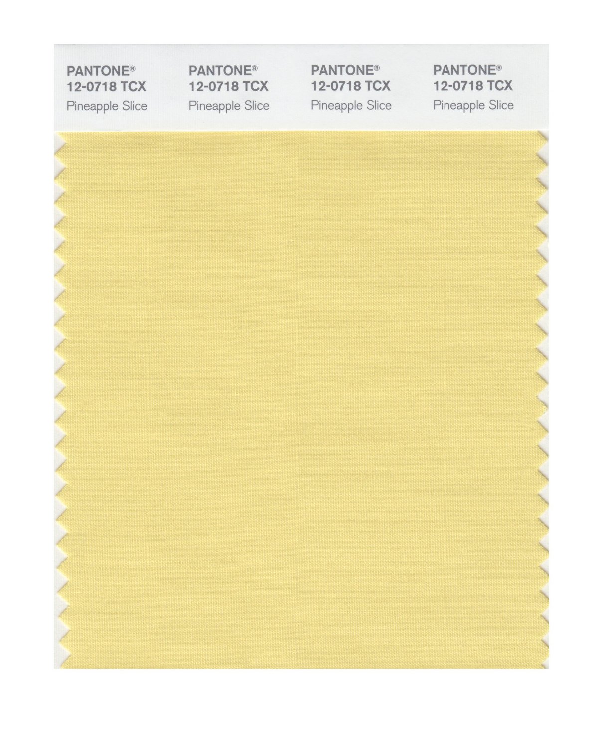 Pantone Cotton Swatch 12-0718 Pineapple Slice