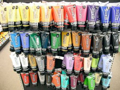 Liquitex Basics Acrylic Paint Color Chart