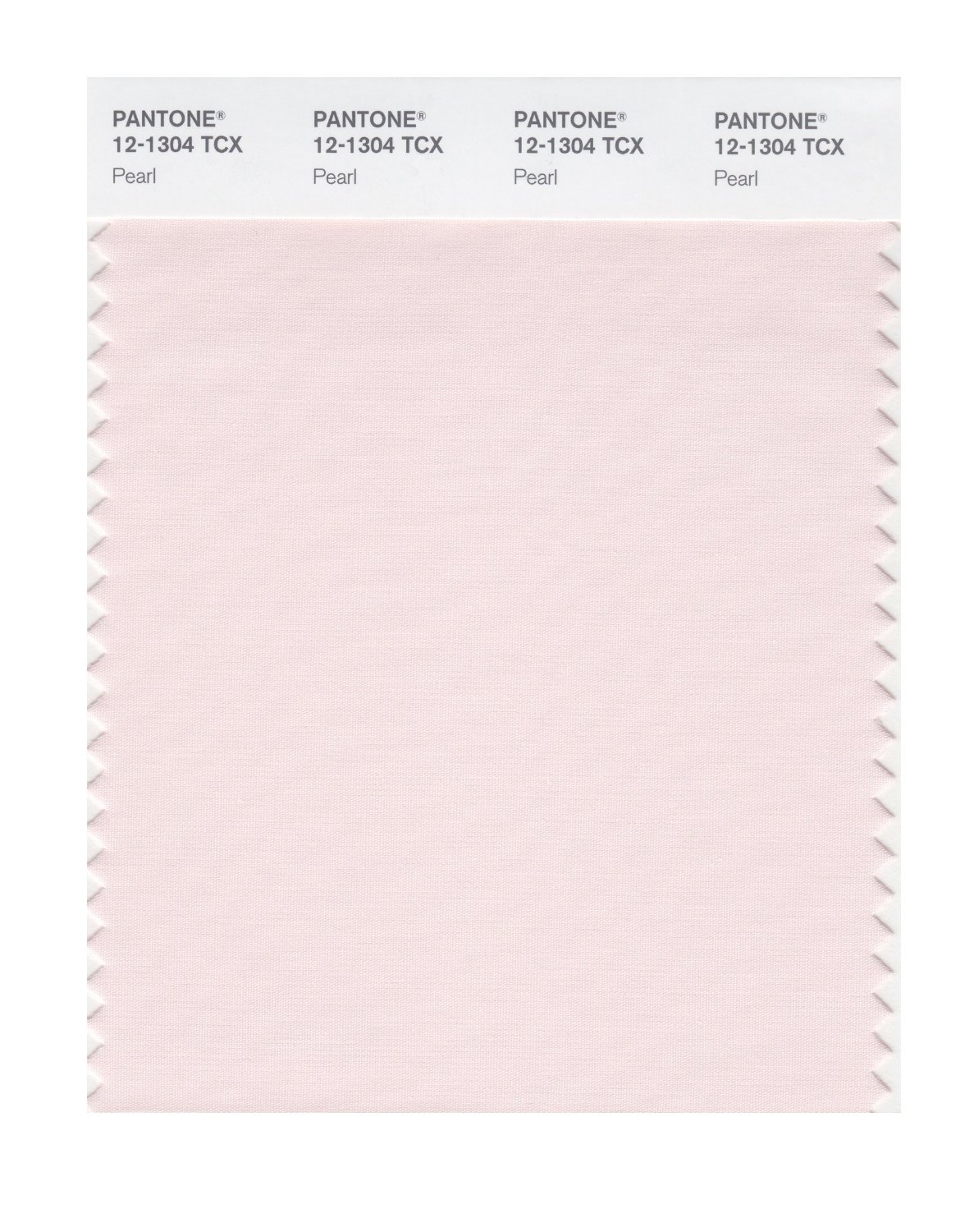 Pantone Cotton Swatch 12-1304 Pearl