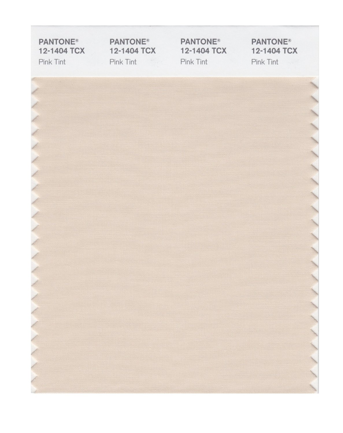 Pantone Cotton Swatch 12-1404 Pink Tint