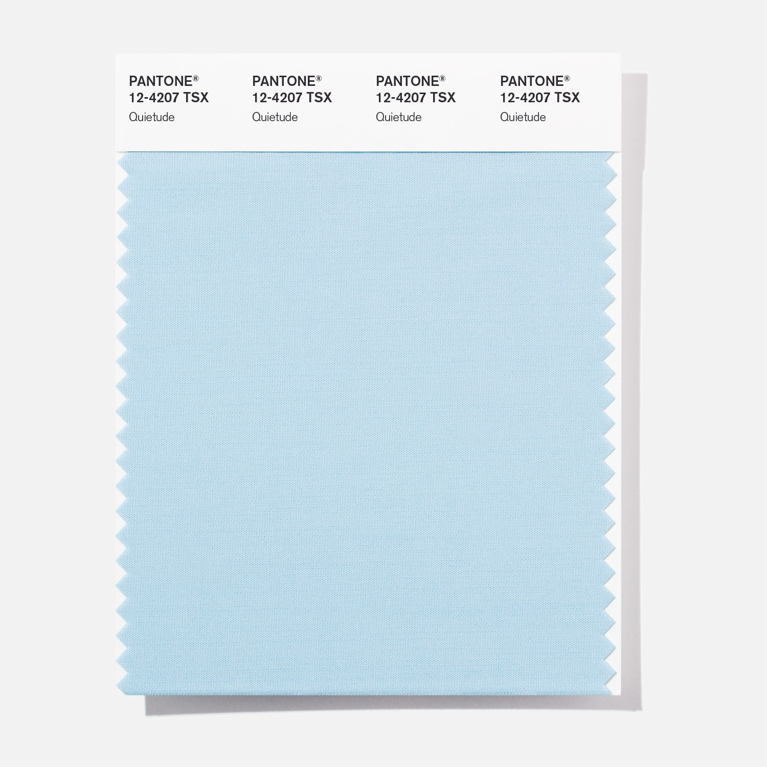 Pantone Polyester Swatch 12-4207 Quietude