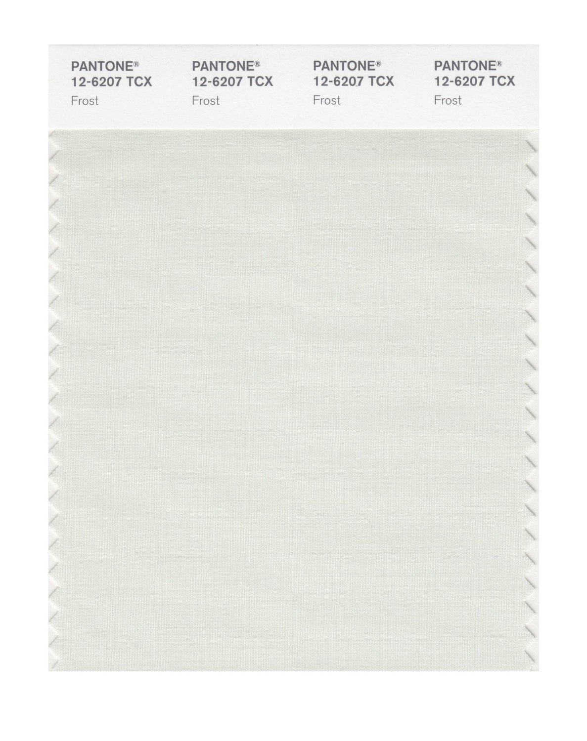 Pantone Cotton Swatch 12-6207 Frost