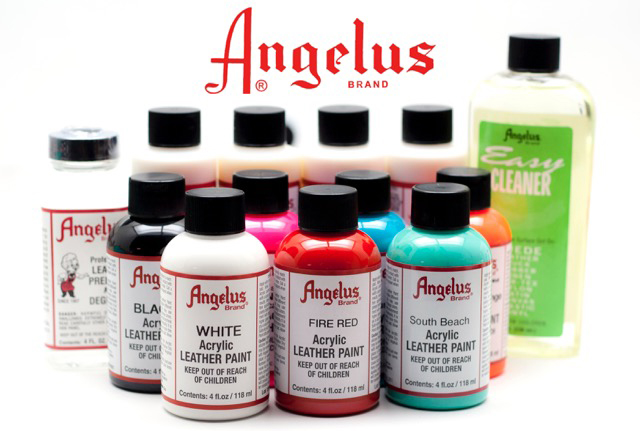 Angelus Brand Acrylic Leather Paint High Gloss Finisher No. 610 - 4oz,  Packaging may vary - Automotive Leather Cleaners 