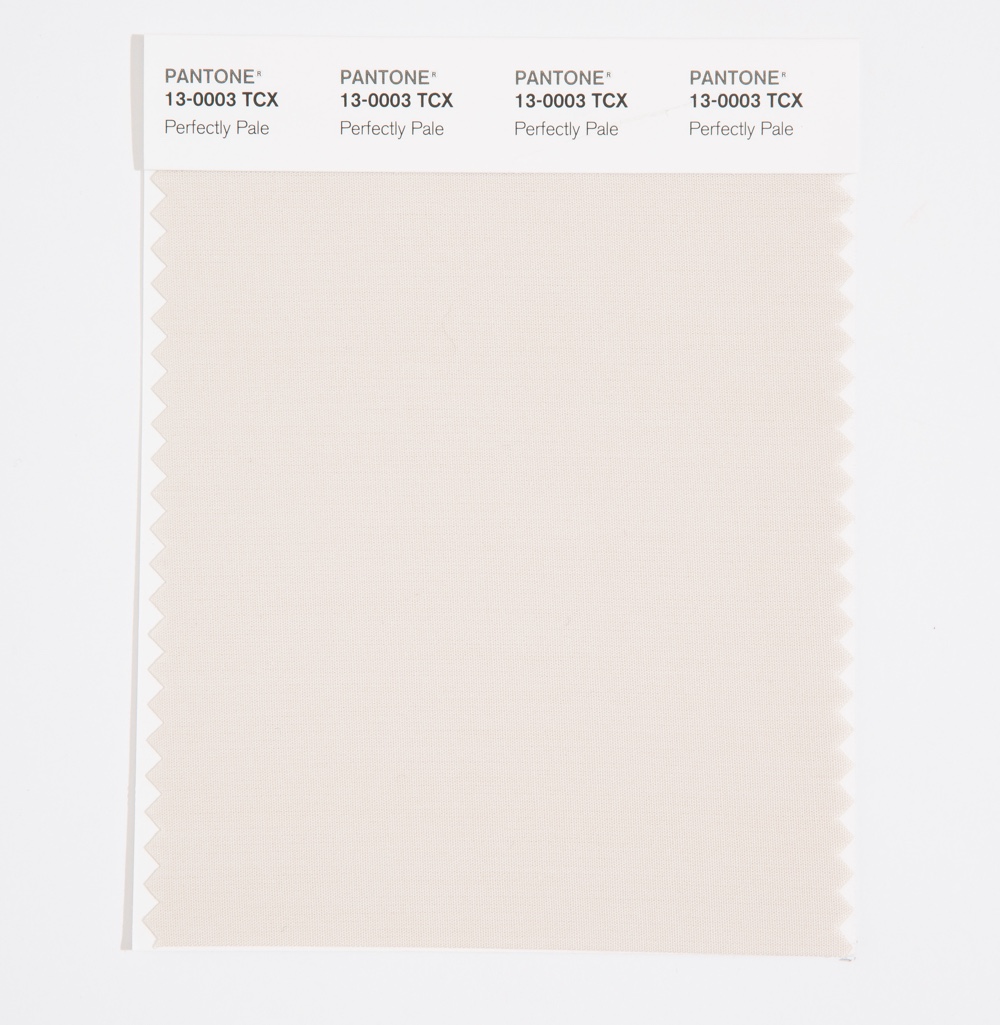 Pantone Cotton Swatch 13-0003 Oat Milk