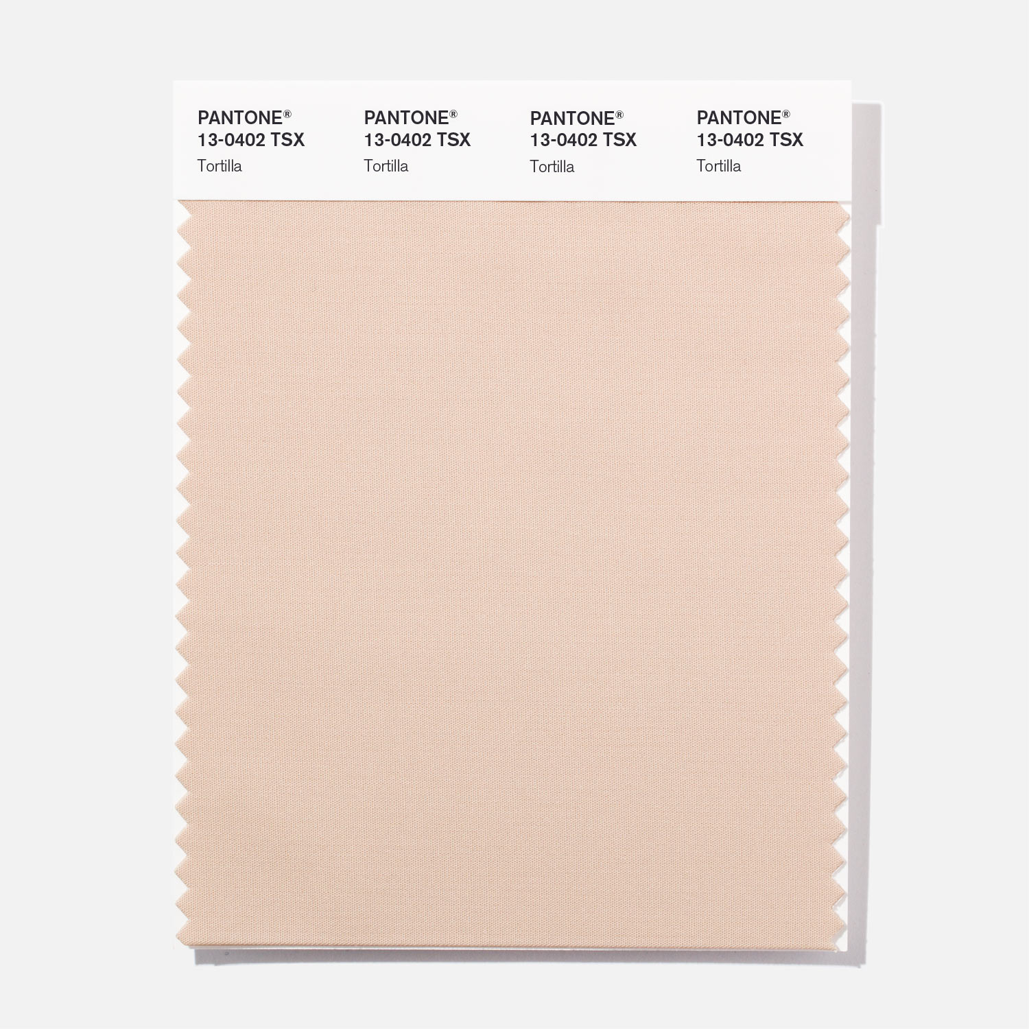 Pantone Polyester Swatch 13-0402 Tortilla