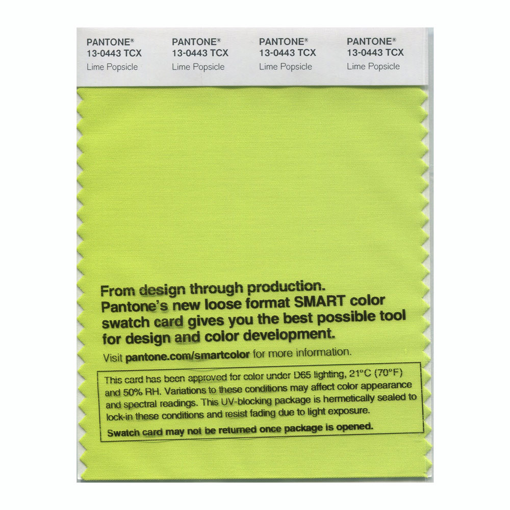 Pantone Cotton Swatch 13-0443 Love Bird