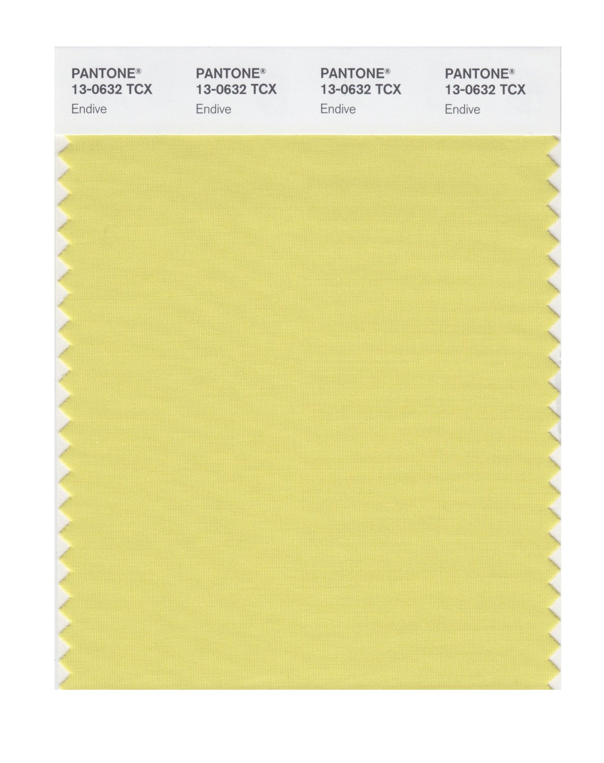 Pantone Cotton Swatch 13-0632 Endive