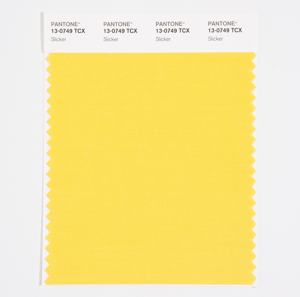 Pantone Cotton Swatch 13-0749 Slicker