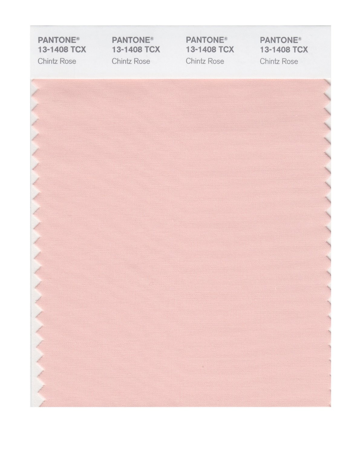 Pantone Cotton Swatch 13-1408 Chintz Rose