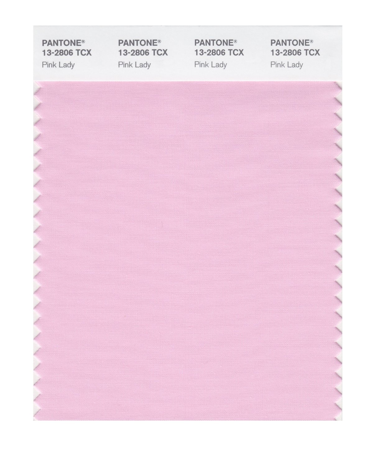 Pantone Cotton Swatch 13-2806 Pink Lady