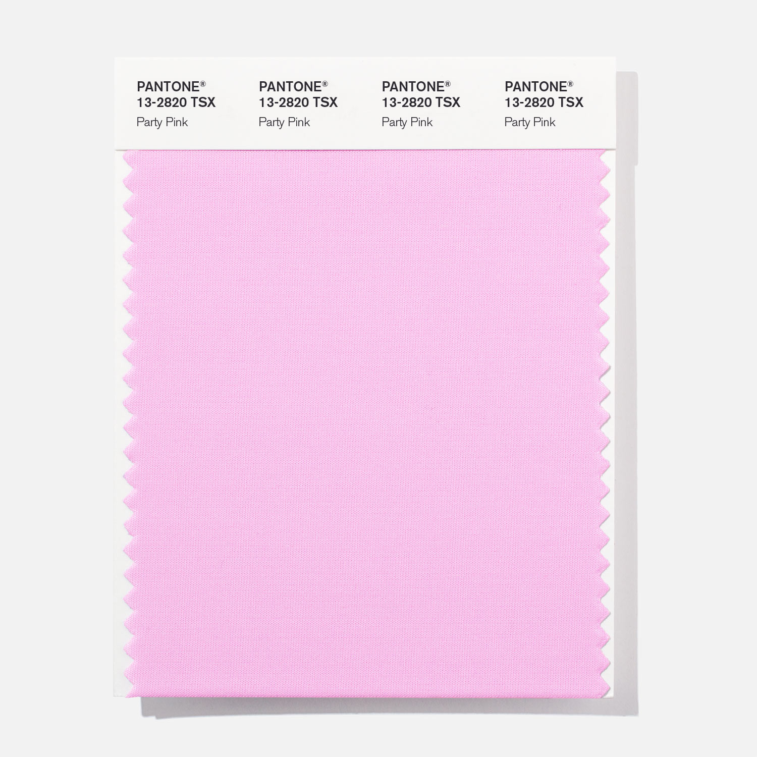 Pantone Polyester Swatch 13-2820 Party Pink