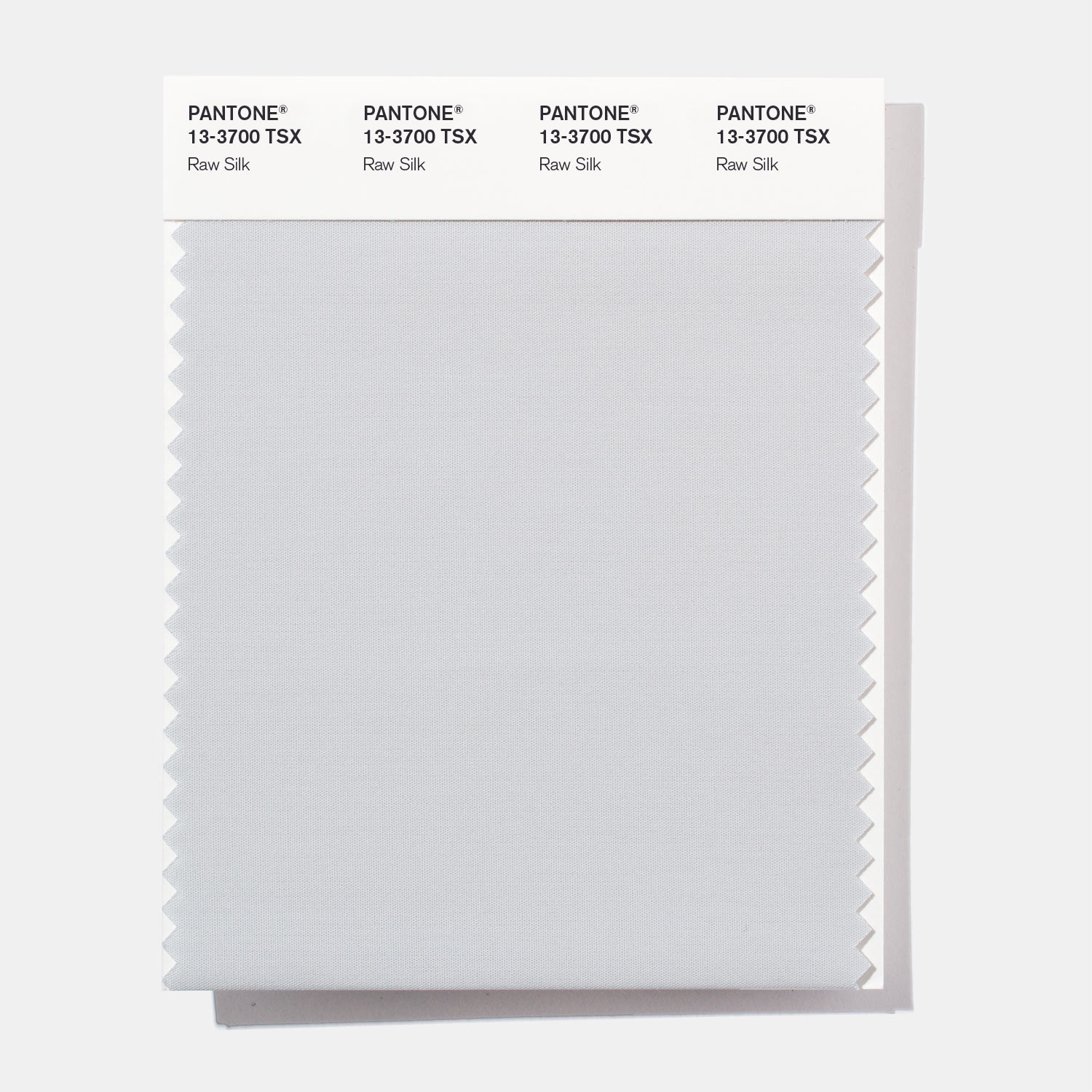 Pantone Polyester Swatch 13-3700 Raw Silk