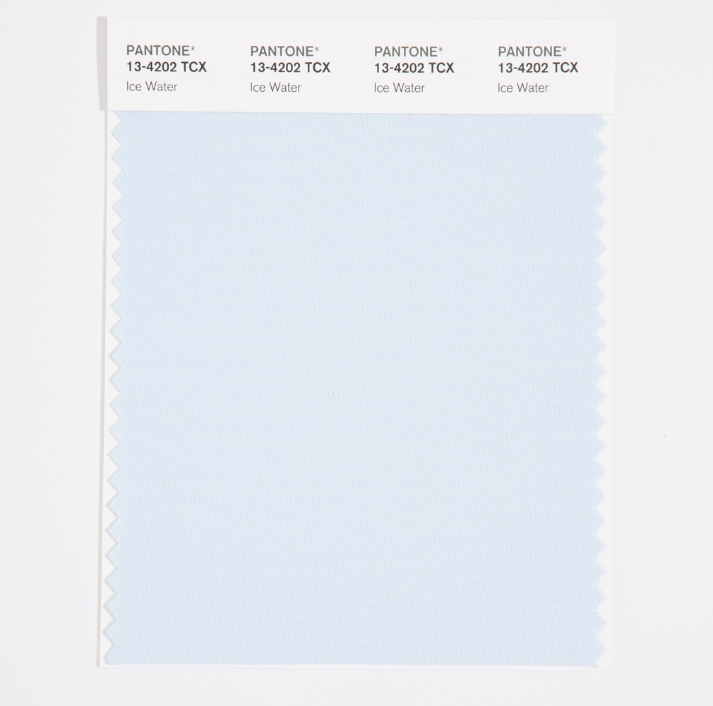 Pantone Cotton Swatch 13-4202 Ice Water