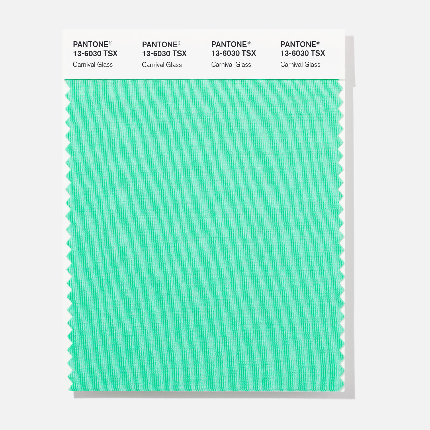 Pantone Polyester Swatch 13-6030 Carnival Gla