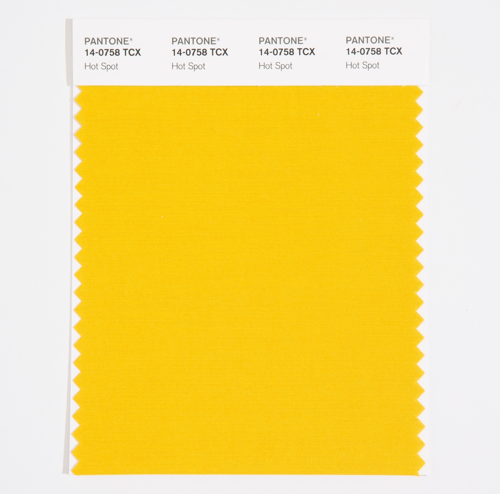 Pantone Cotton Swatch 14-0758 Hot Spot