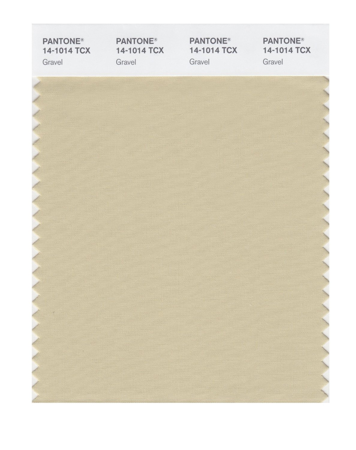 Pantone Cotton Swatch 14-1014 Gravel