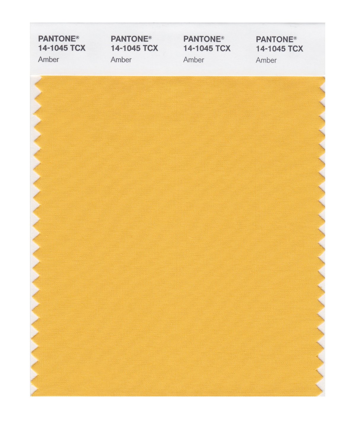 Pantone Cotton Swatch 14-1045 Amber