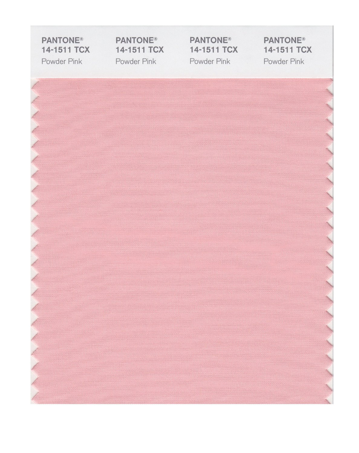 Pantone Cotton Swatch 14-1511 Powder Pink