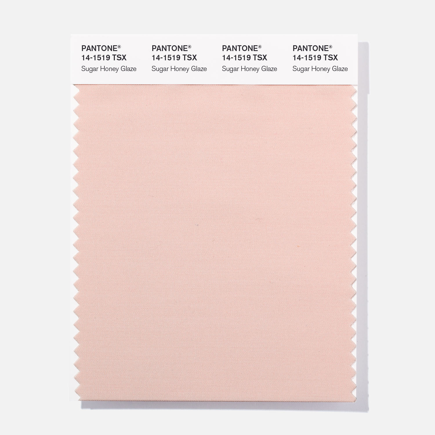 Pantone Polyester Swatch 14-1519 Sugar Honey