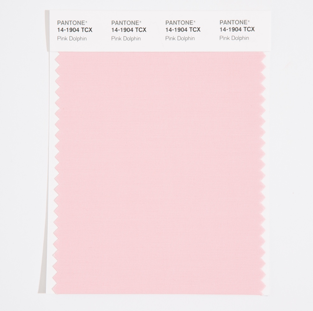 Pantone Cotton Swatch 14-1904 Pink Dolphin