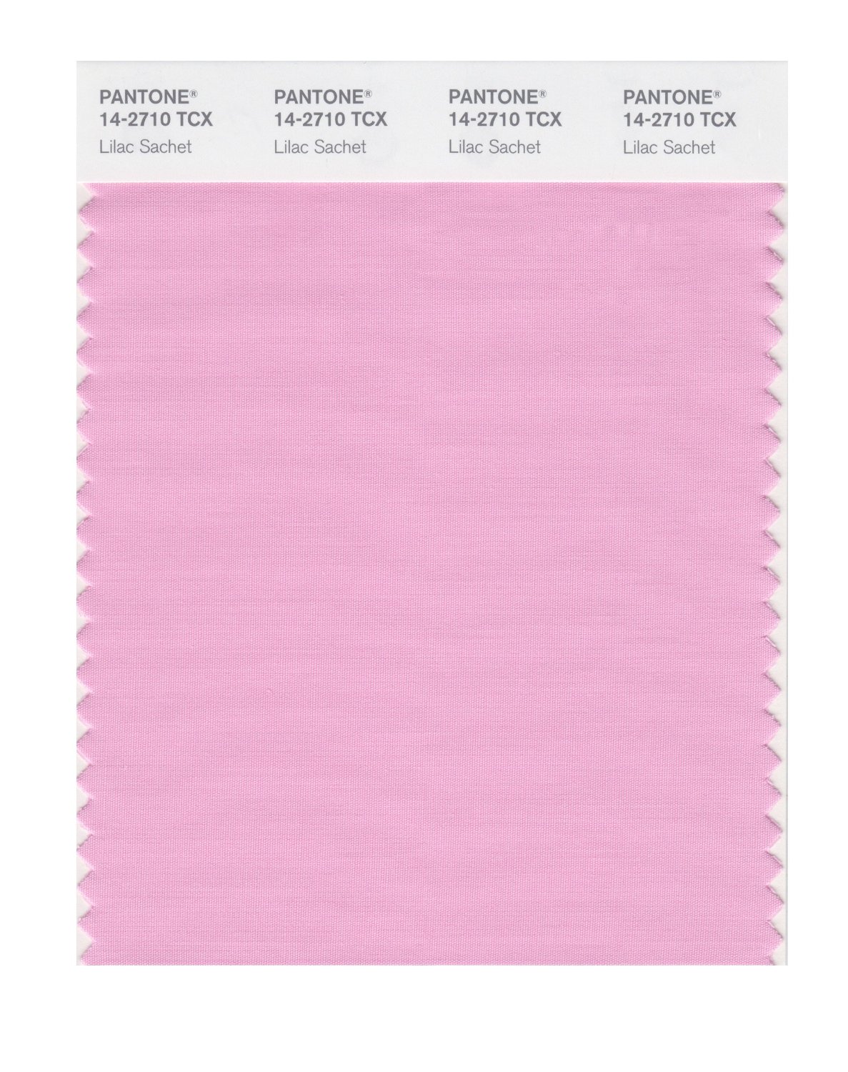 Pantone Cotton Swatch 14-2710 Lilac Sachet