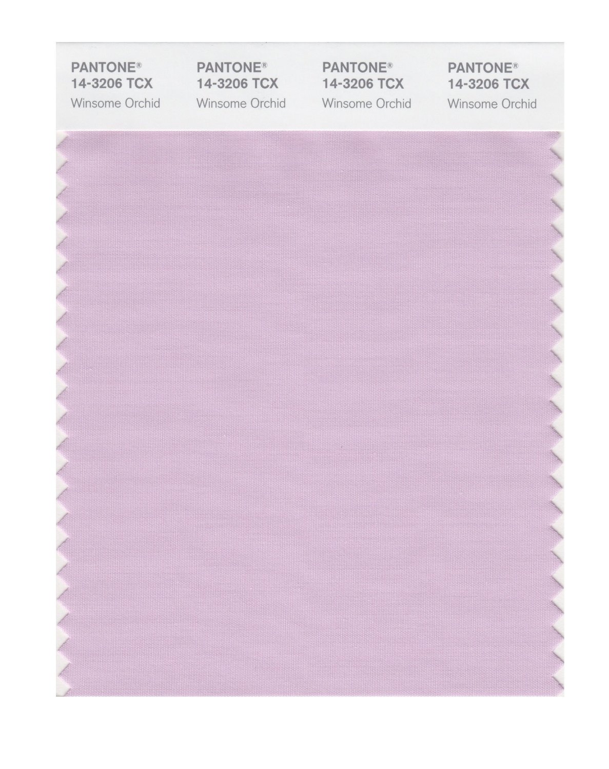 Pantone Cotton Swatch 14-3206 Winsome Orchid