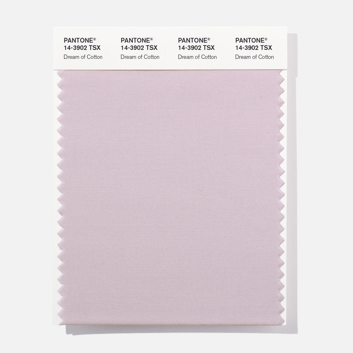 Pantone Polyester Swatch 14-3902 Dream of Cot