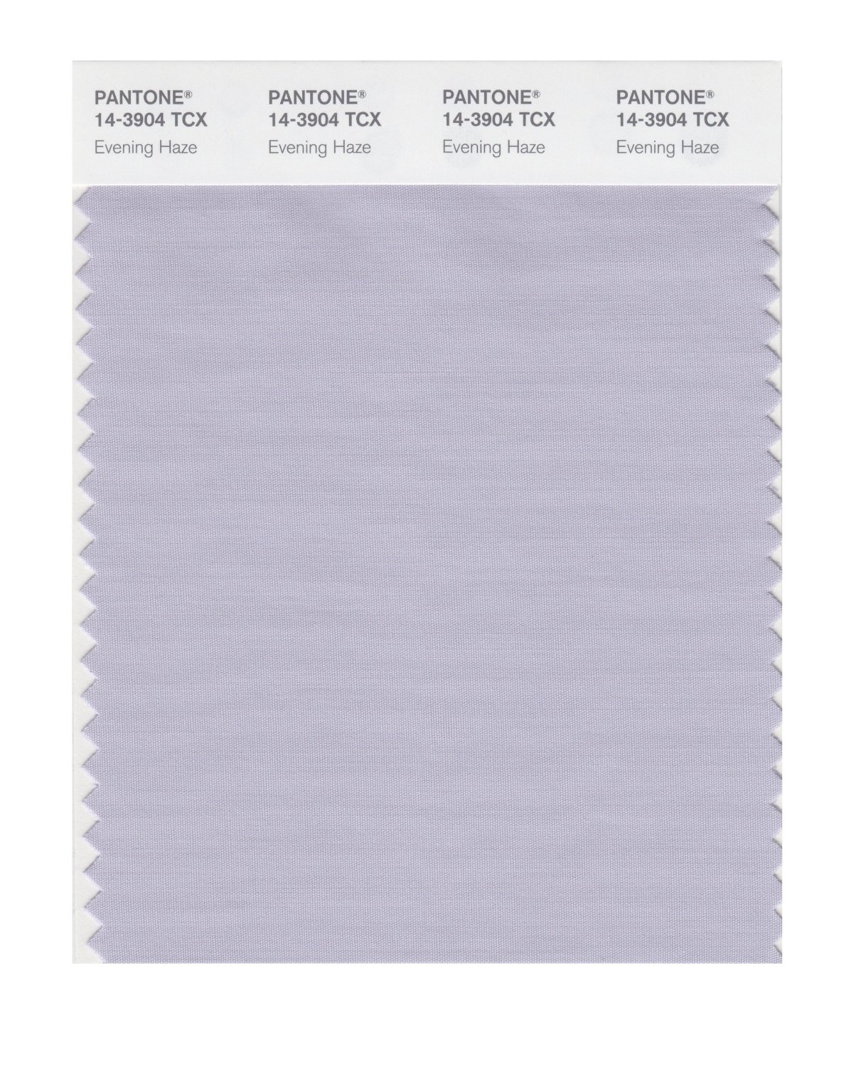 Pantone Cotton Swatch 14-3904 Evening Haze