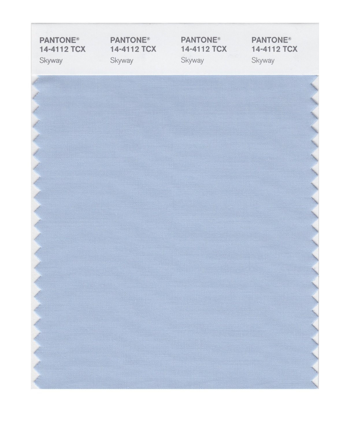 Pantone Cotton Swatch 14-4112 Skyway