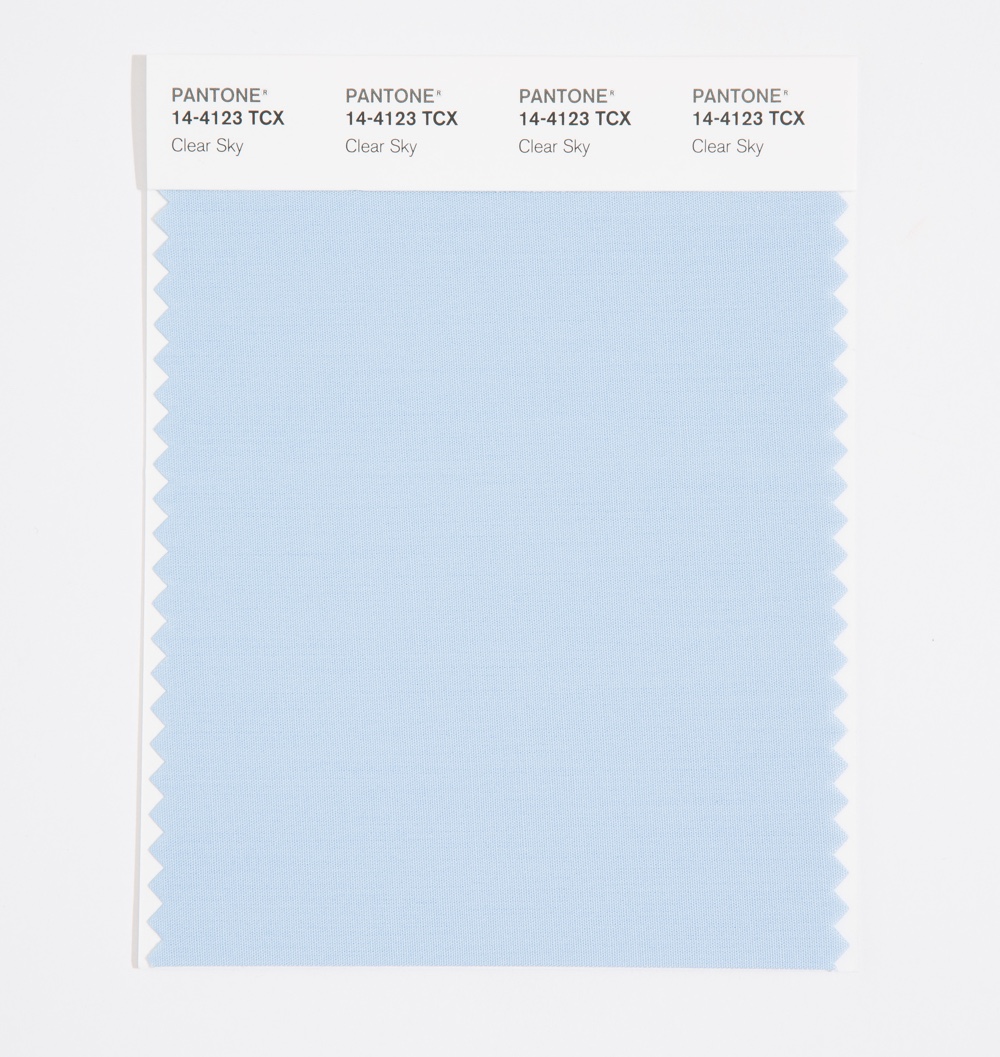 Pantone Cotton Swatch 14-4123 Clear Sky