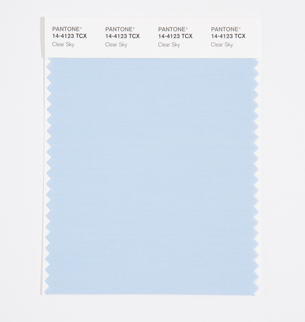 Pantone Cotton Swatch 14-4123 Clear Sky