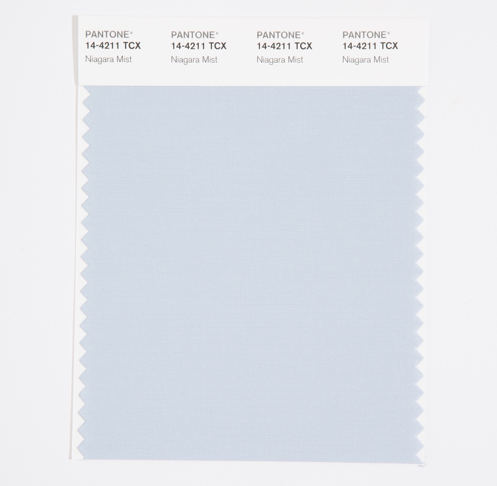 Pantone Cotton Swatch 14-4211 Niagara Mist