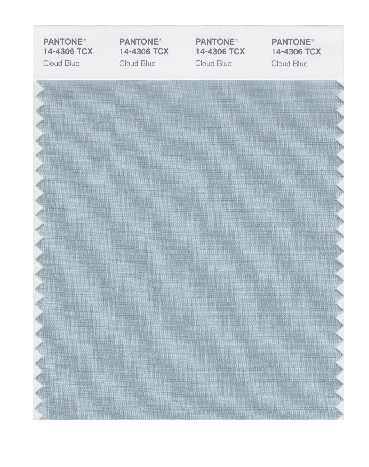 Pantone Cotton Swatch 14-4306 Cloud Blue