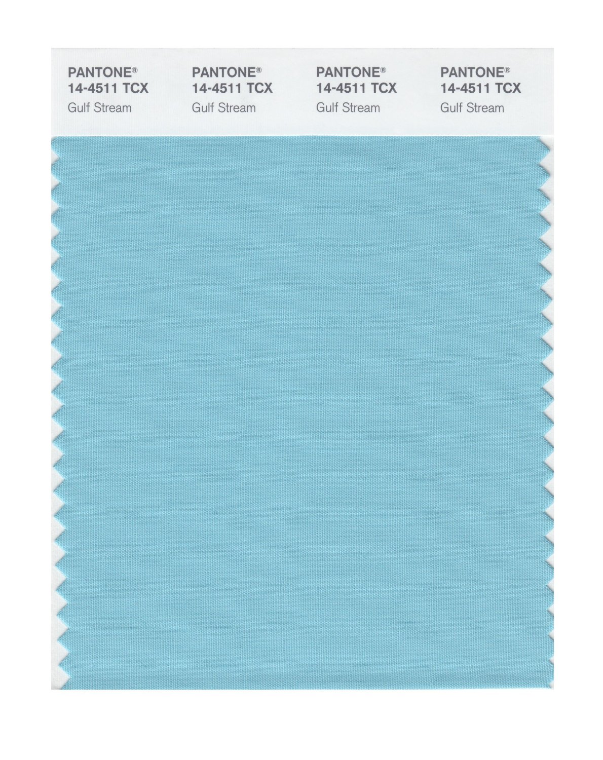 Pantone Cotton Swatch 14-4511 Gulf Stream