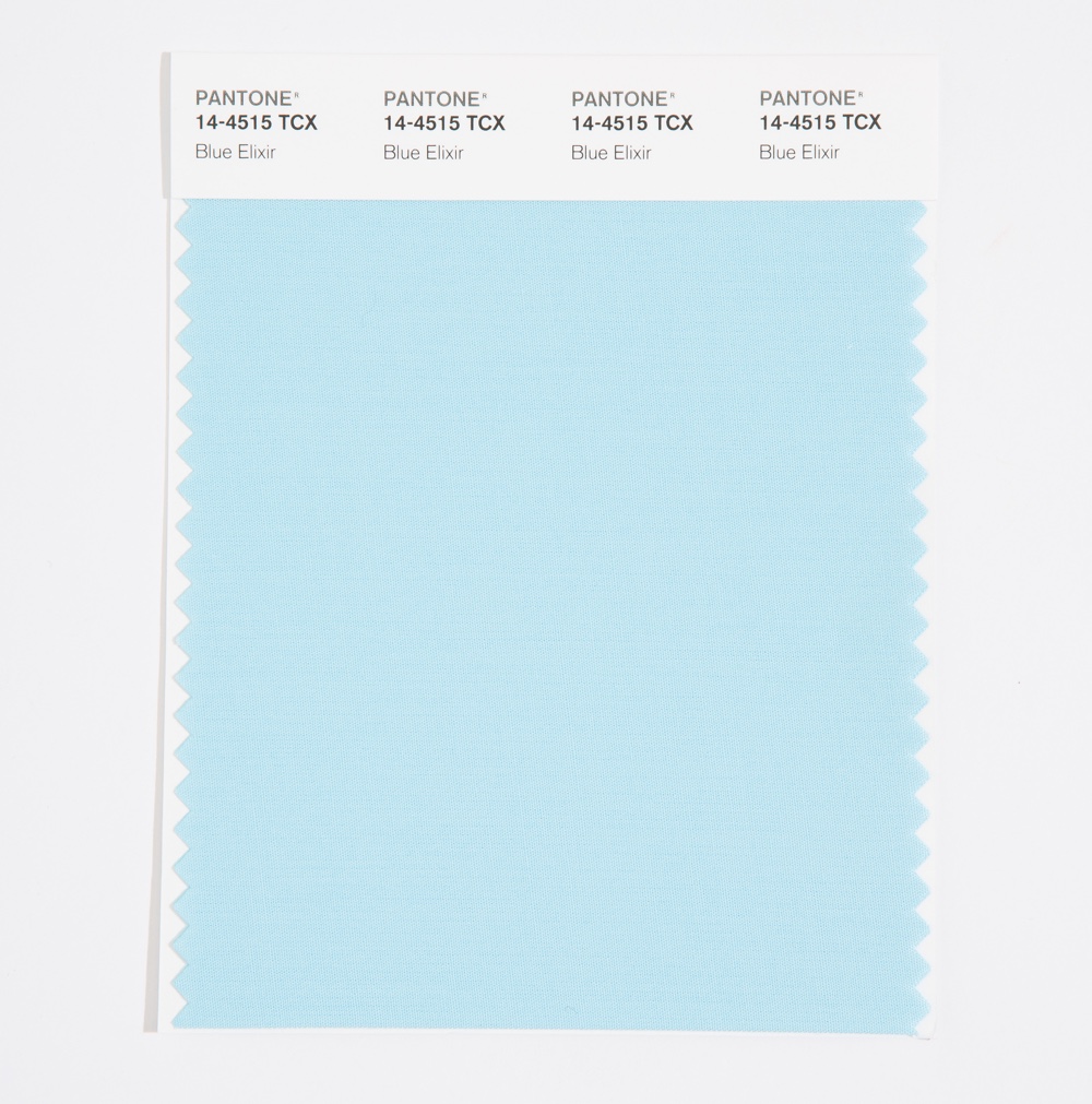 Pantone Cotton Swatch 14-4515 Blue Elixir