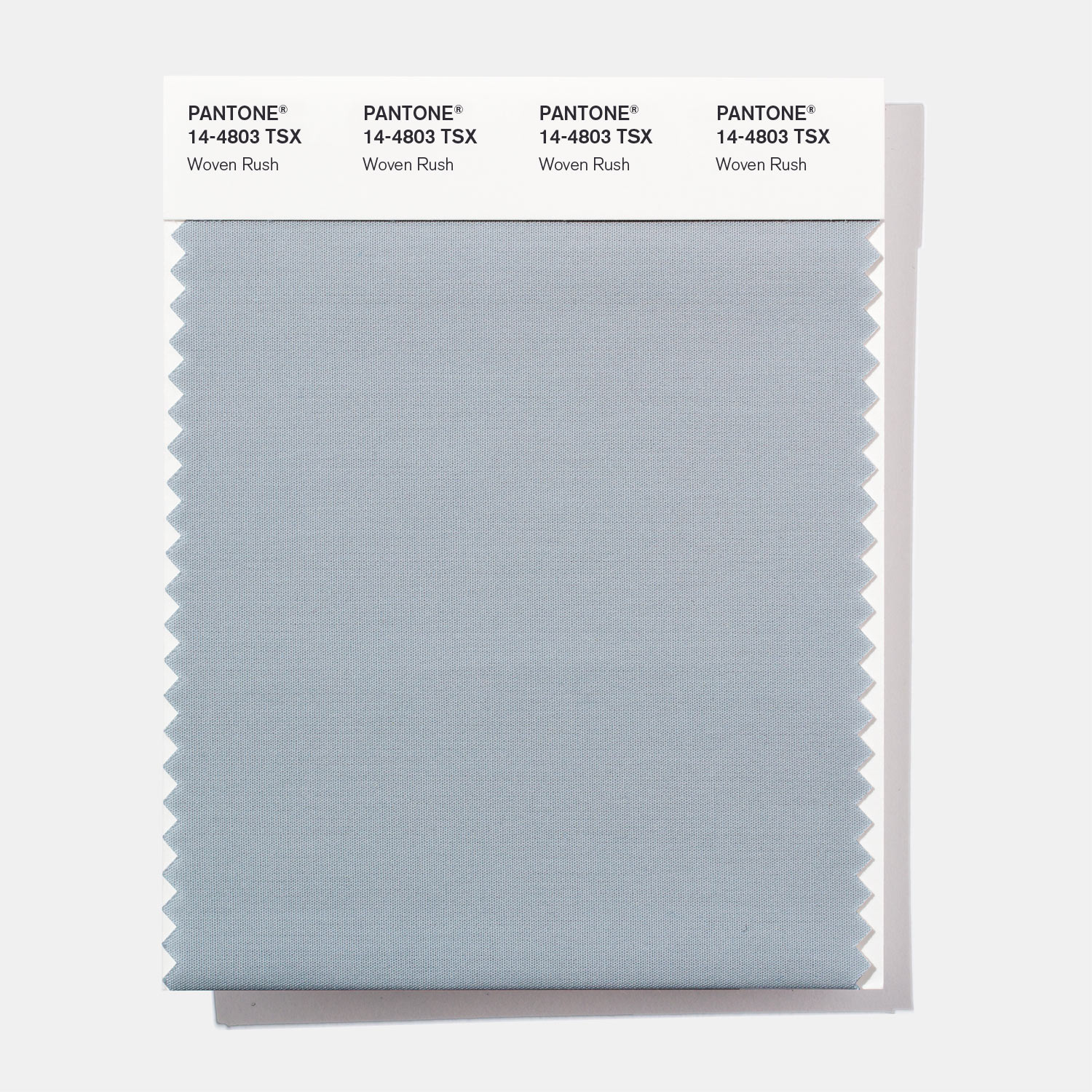 Pantone Polyester Swatch 14-4803 Woven Rush