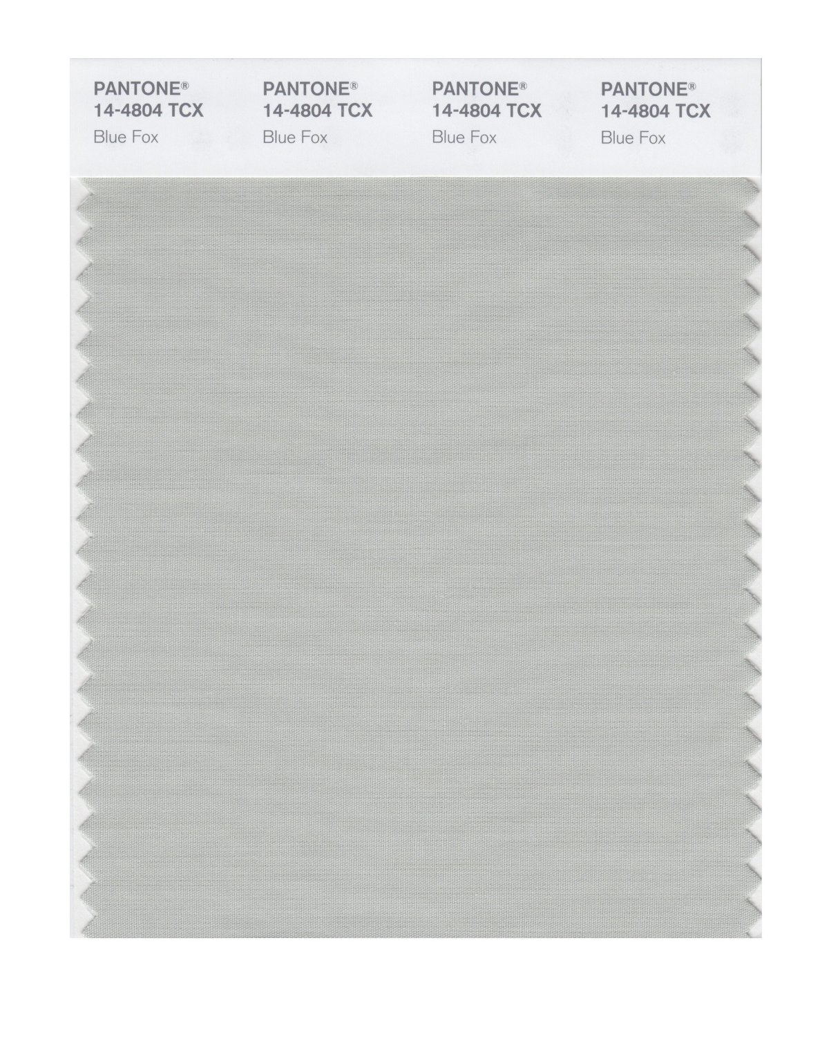 Pantone Cotton Swatch 14-4804 Blue Fox