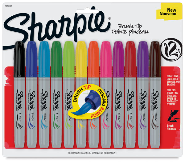 Sharpie Brush Tip Markers