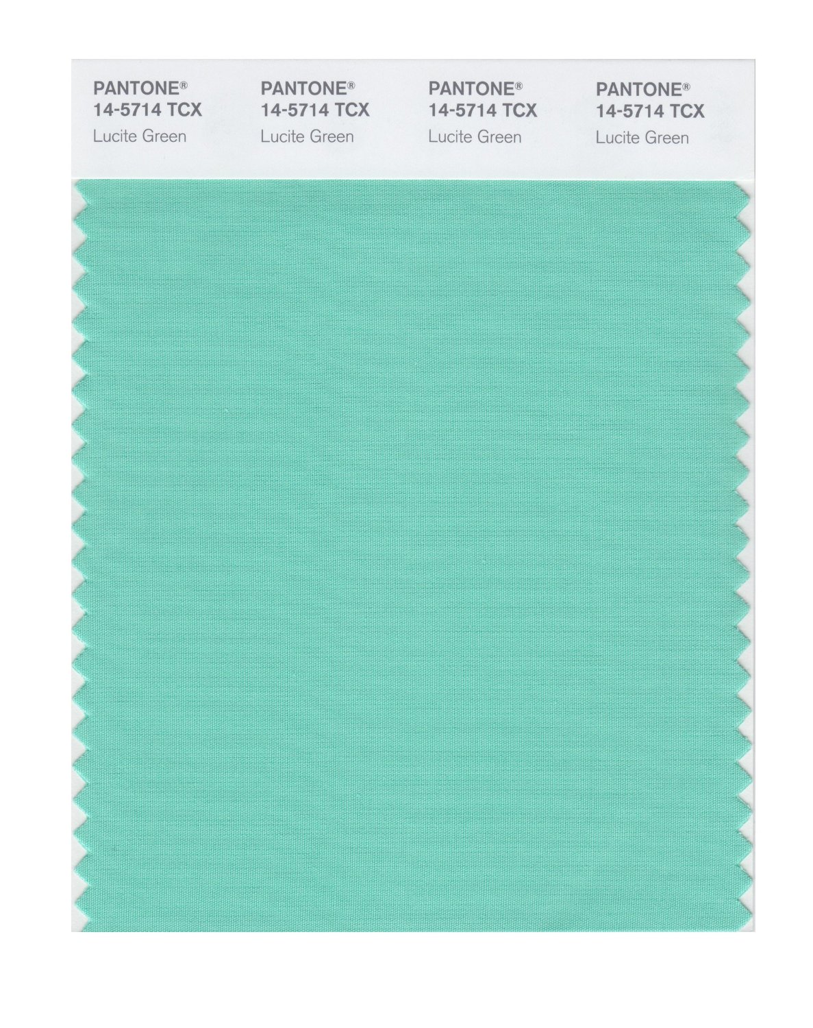 Pantone Cotton Swatch 14-5714 Beveled Glass