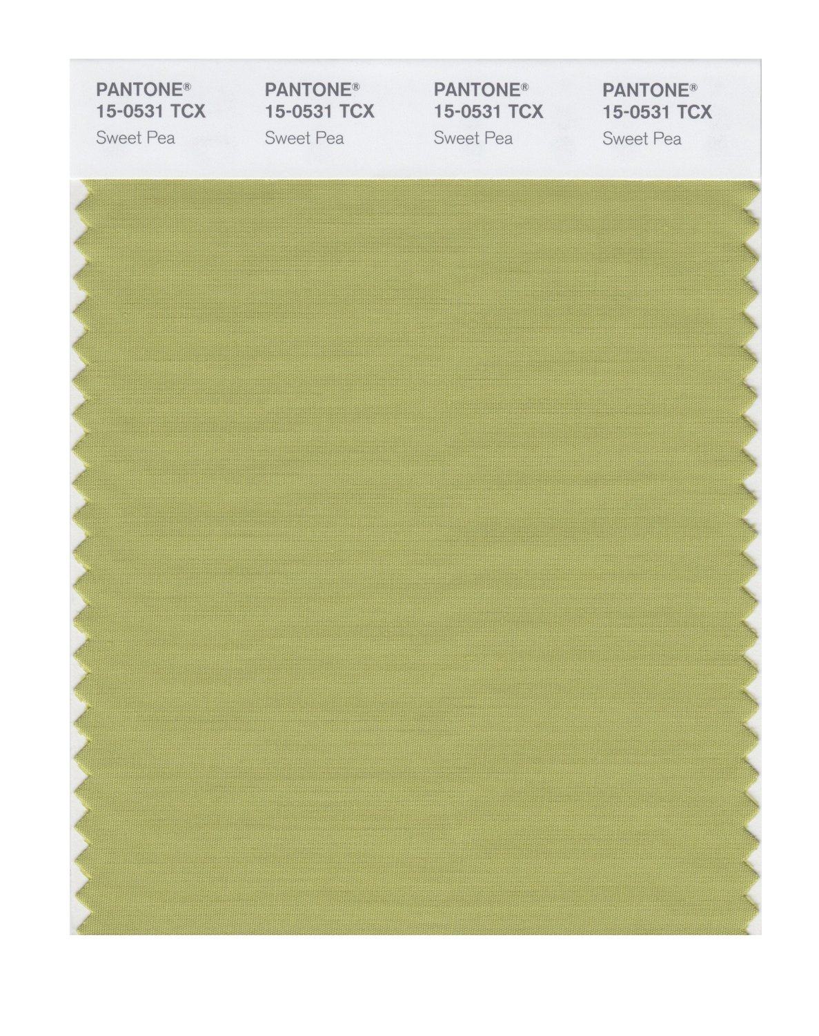 Pantone Cotton Swatch 15-0531 Sweet Pea