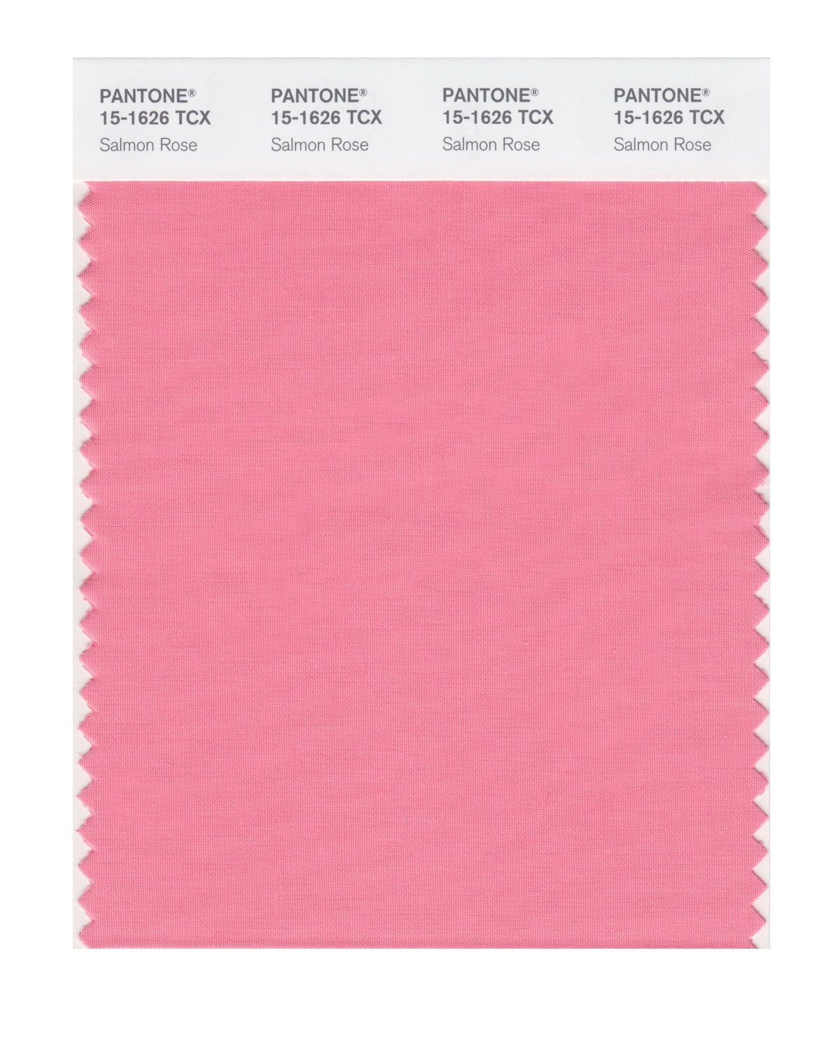 Pantone Cotton Swatch 15-1626 Salmon Rose