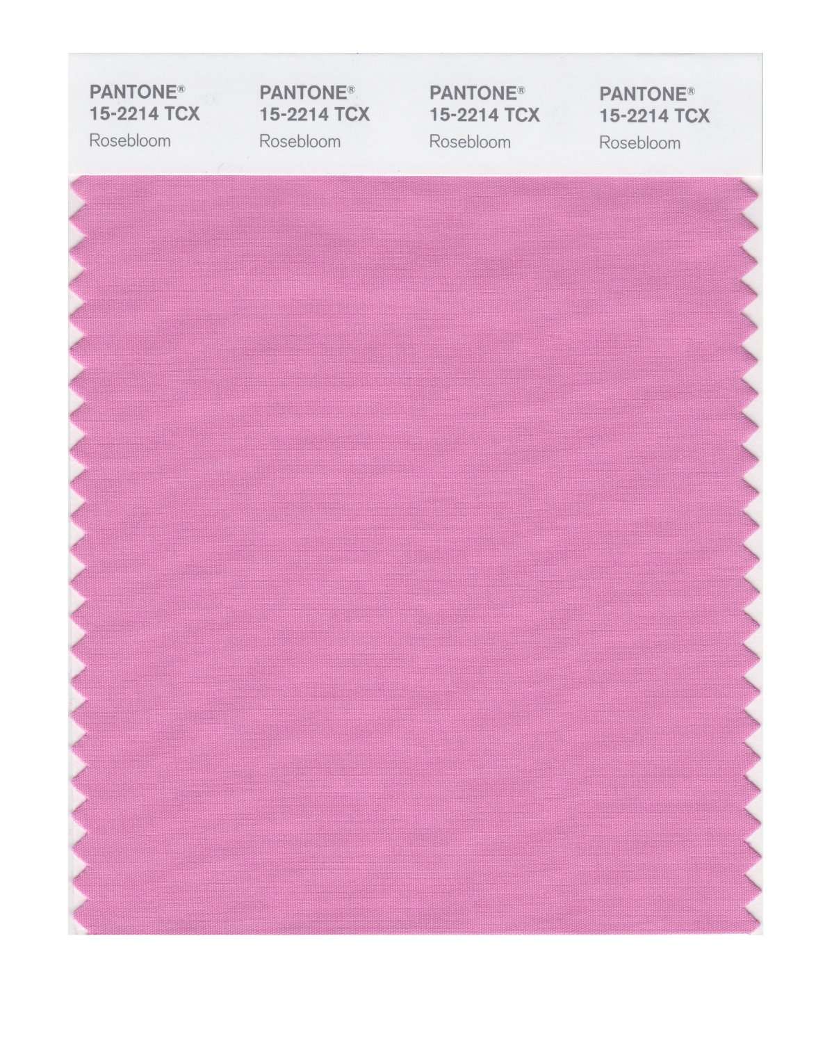 Pantone Cotton Swatch 15-2214 Rosebloom