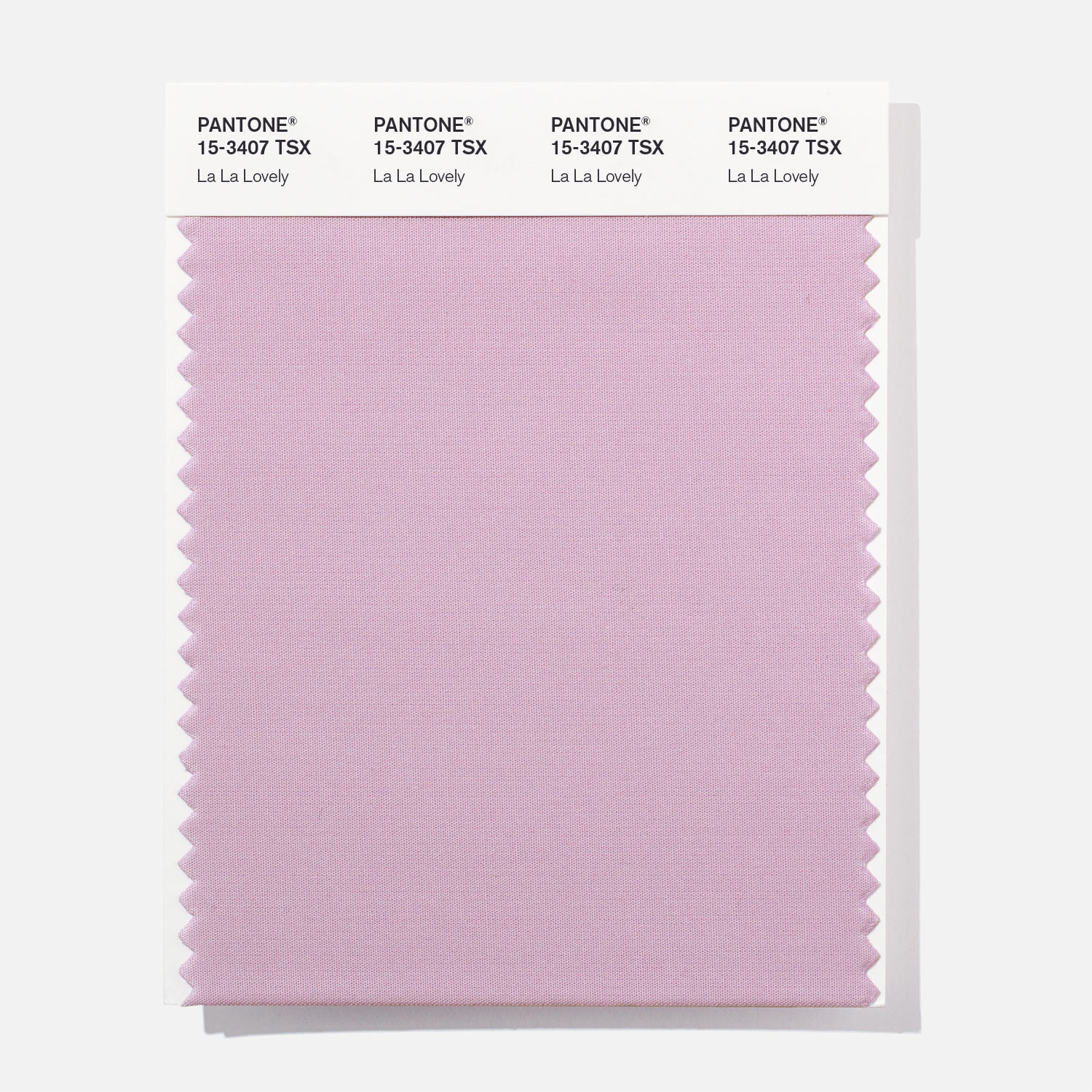 Pantone Polyester Swatch 15-3407 La La Lovely