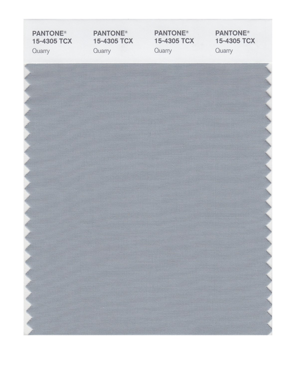 Pantone Cotton Swatch 15-4305 Quarry