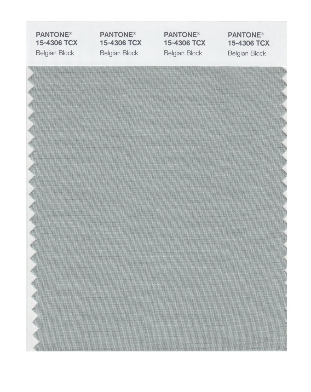 Pantone Cotton Swatch 15-4306 Belgian Block