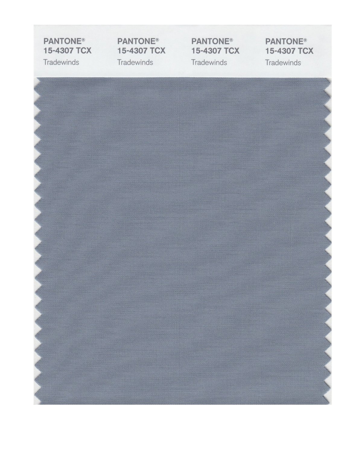 Pantone Cotton Swatch 15-4307 Tradewinds